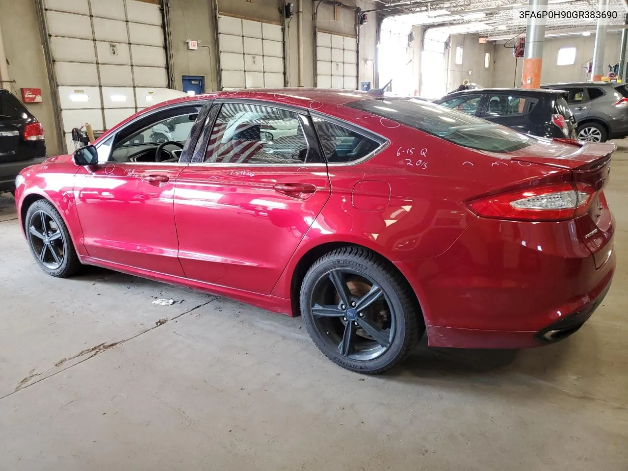 3FA6P0H90GR383690 2016 Ford Fusion Se