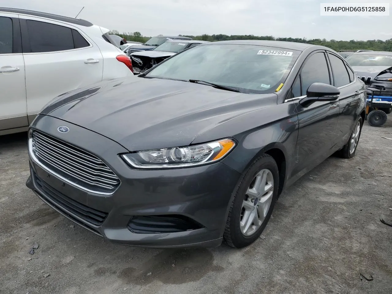 2016 Ford Fusion Se VIN: 1FA6P0HD6G5125858 Lot: 69882894