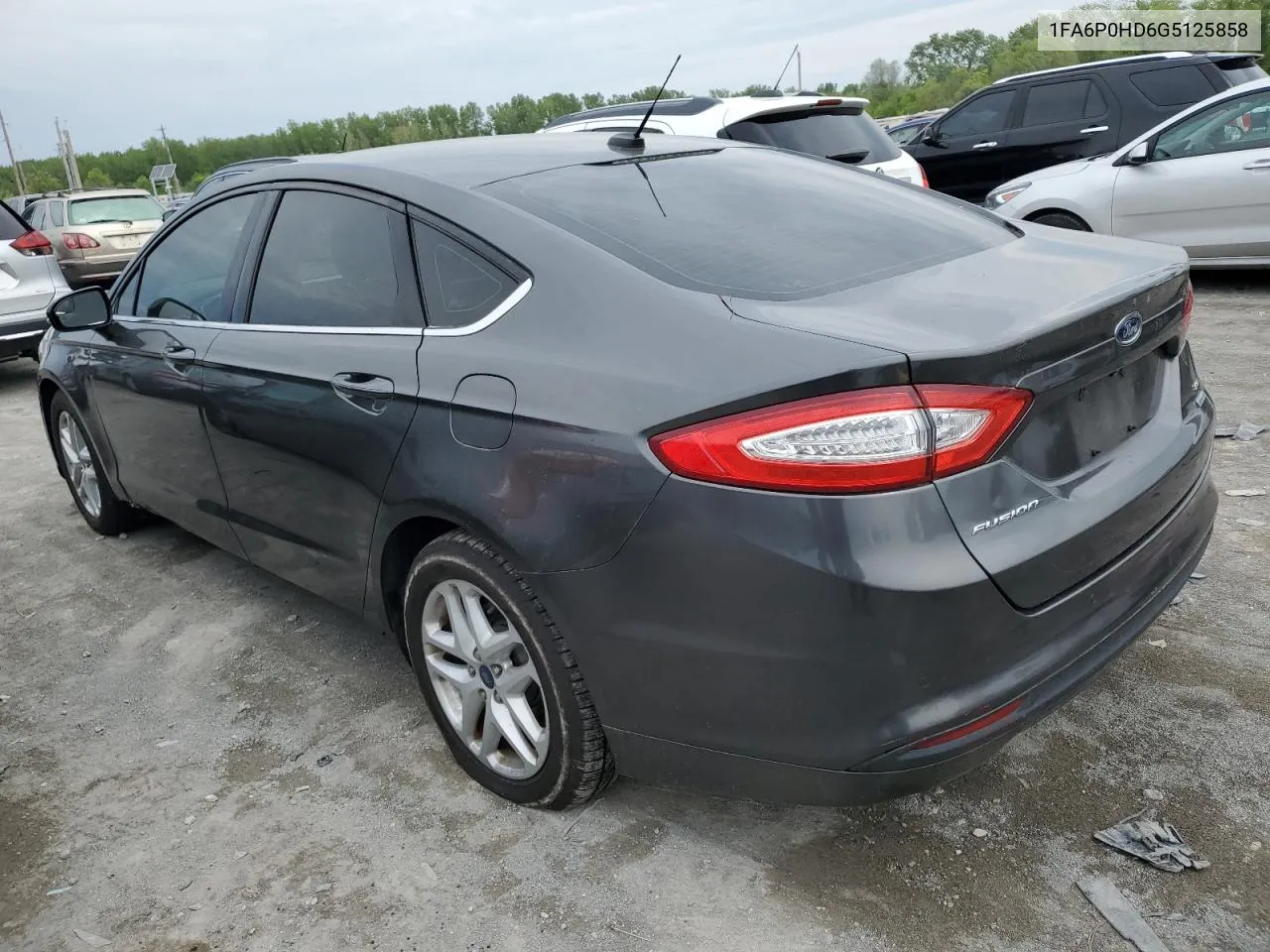 2016 Ford Fusion Se VIN: 1FA6P0HD6G5125858 Lot: 69882894