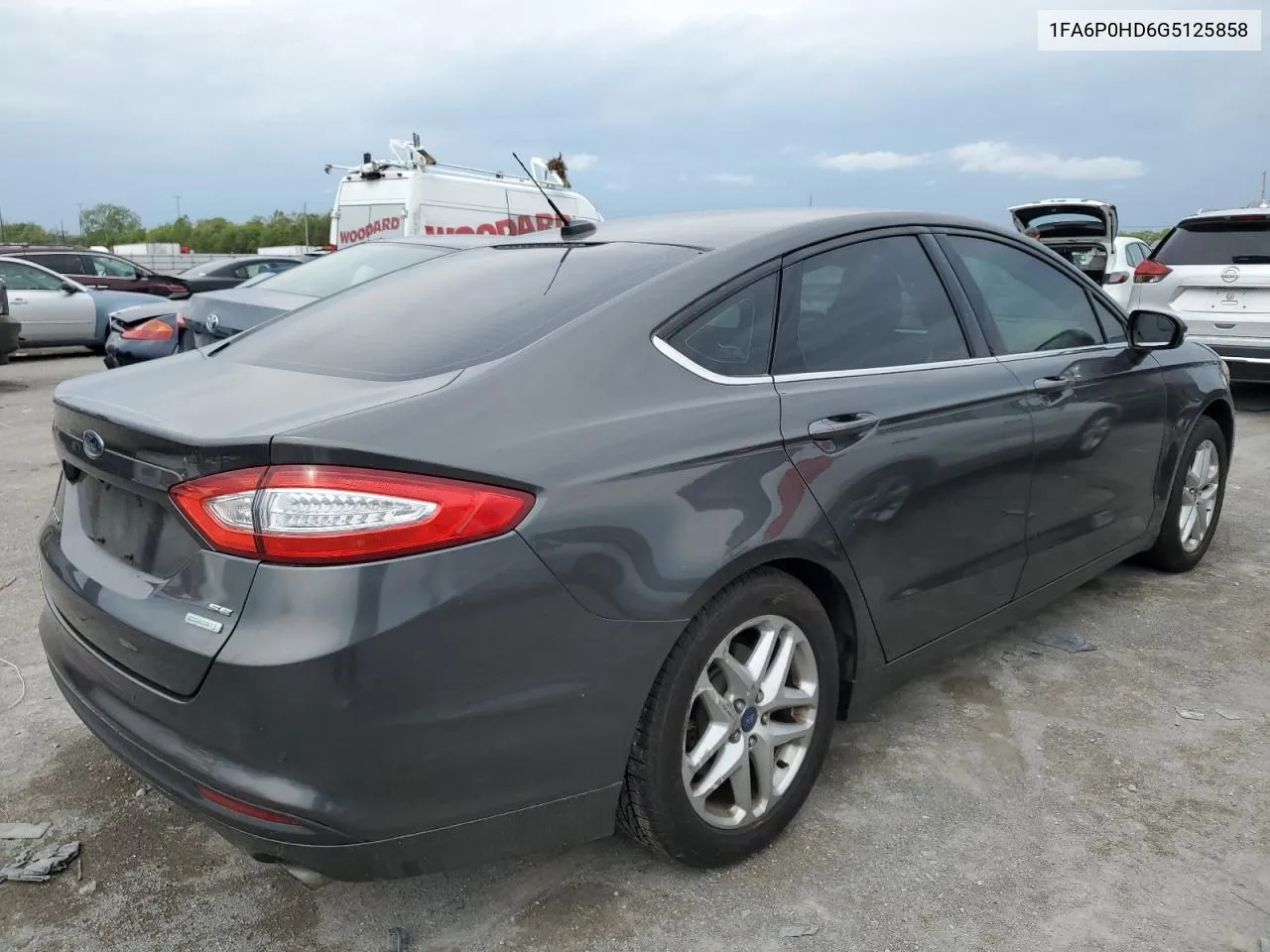 2016 Ford Fusion Se VIN: 1FA6P0HD6G5125858 Lot: 69882894