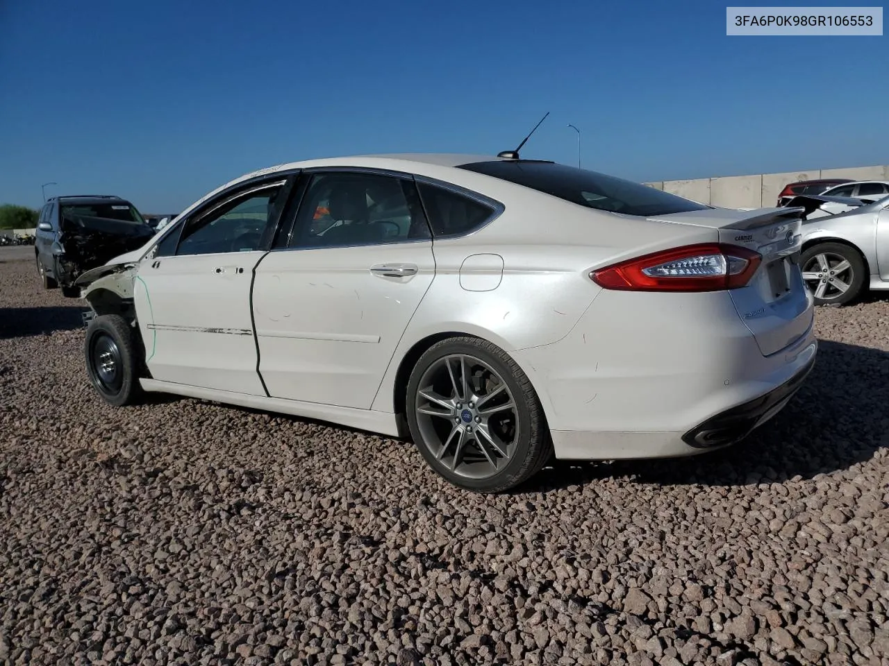 3FA6P0K98GR106553 2016 Ford Fusion Titanium