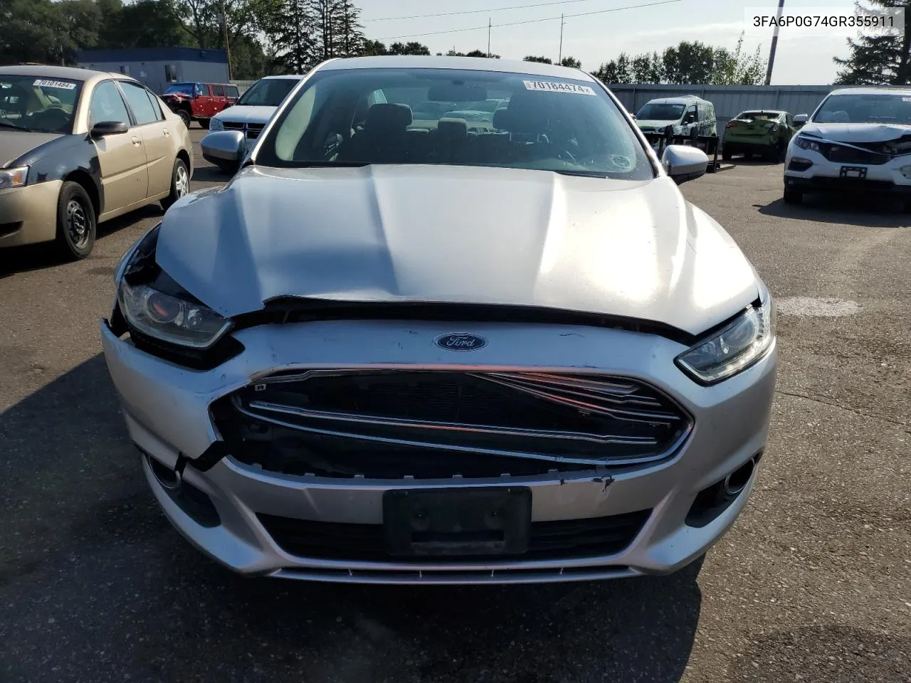 3FA6P0G74GR355911 2016 Ford Fusion S