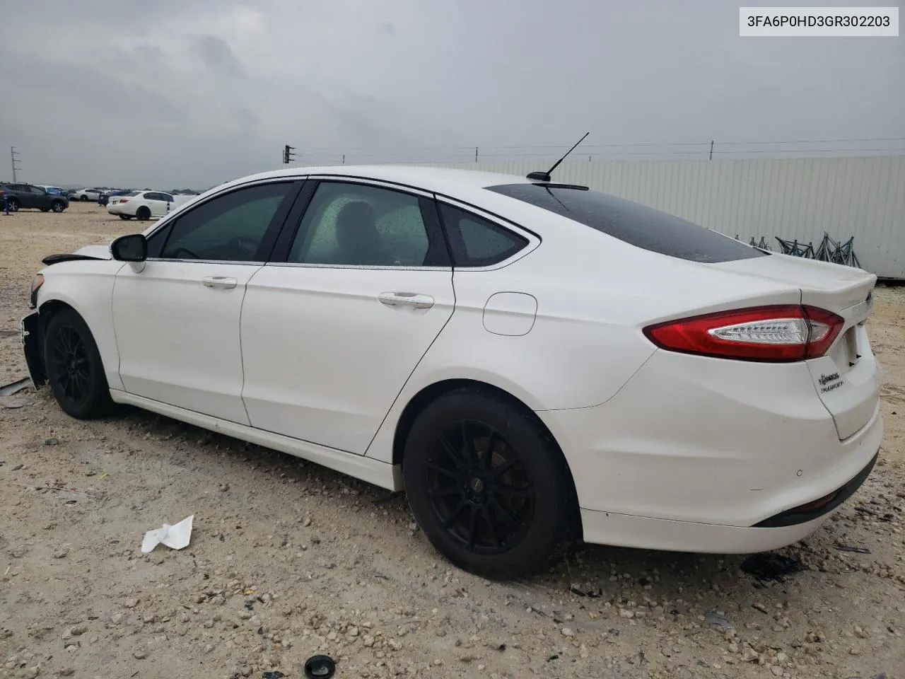 2016 Ford Fusion Se VIN: 3FA6P0HD3GR302203 Lot: 70208684