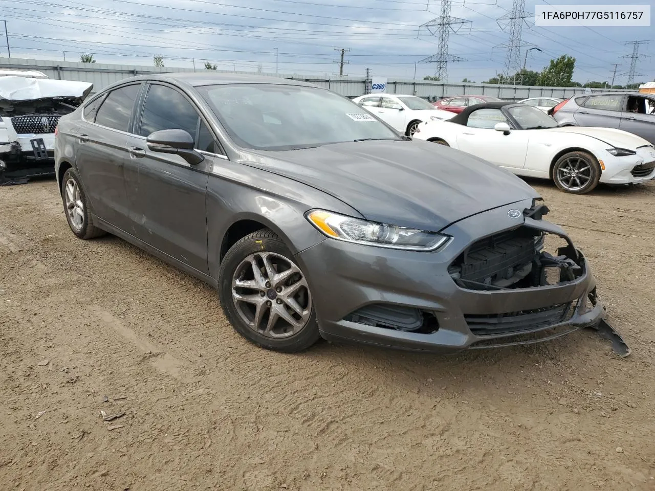 2016 Ford Fusion Se VIN: 1FA6P0H77G5116757 Lot: 70273824