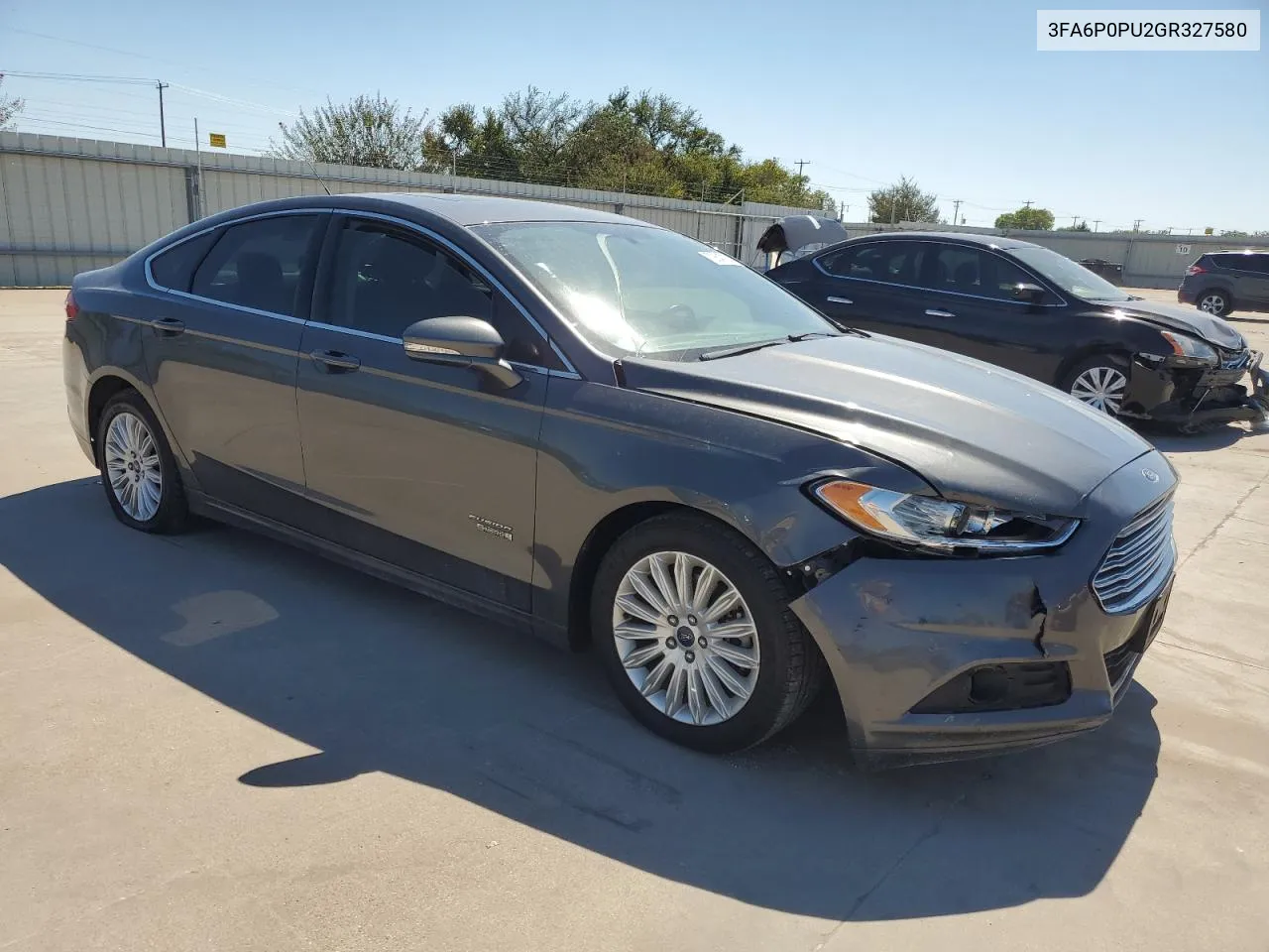 2016 Ford Fusion Se Phev VIN: 3FA6P0PU2GR327580 Lot: 70647274