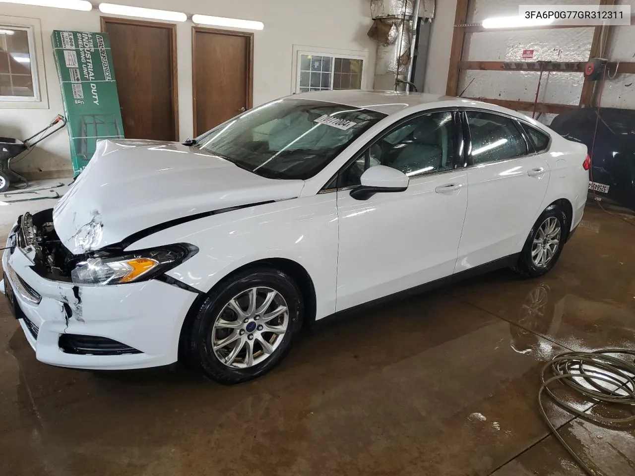 3FA6P0G77GR312311 2016 Ford Fusion S