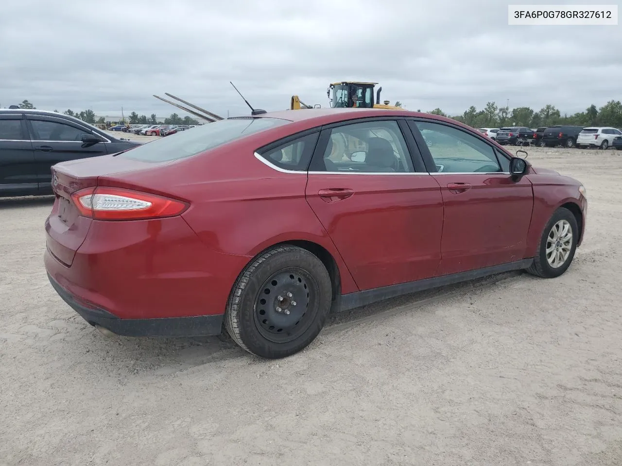 2016 Ford Fusion S VIN: 3FA6P0G78GR327612 Lot: 71272984