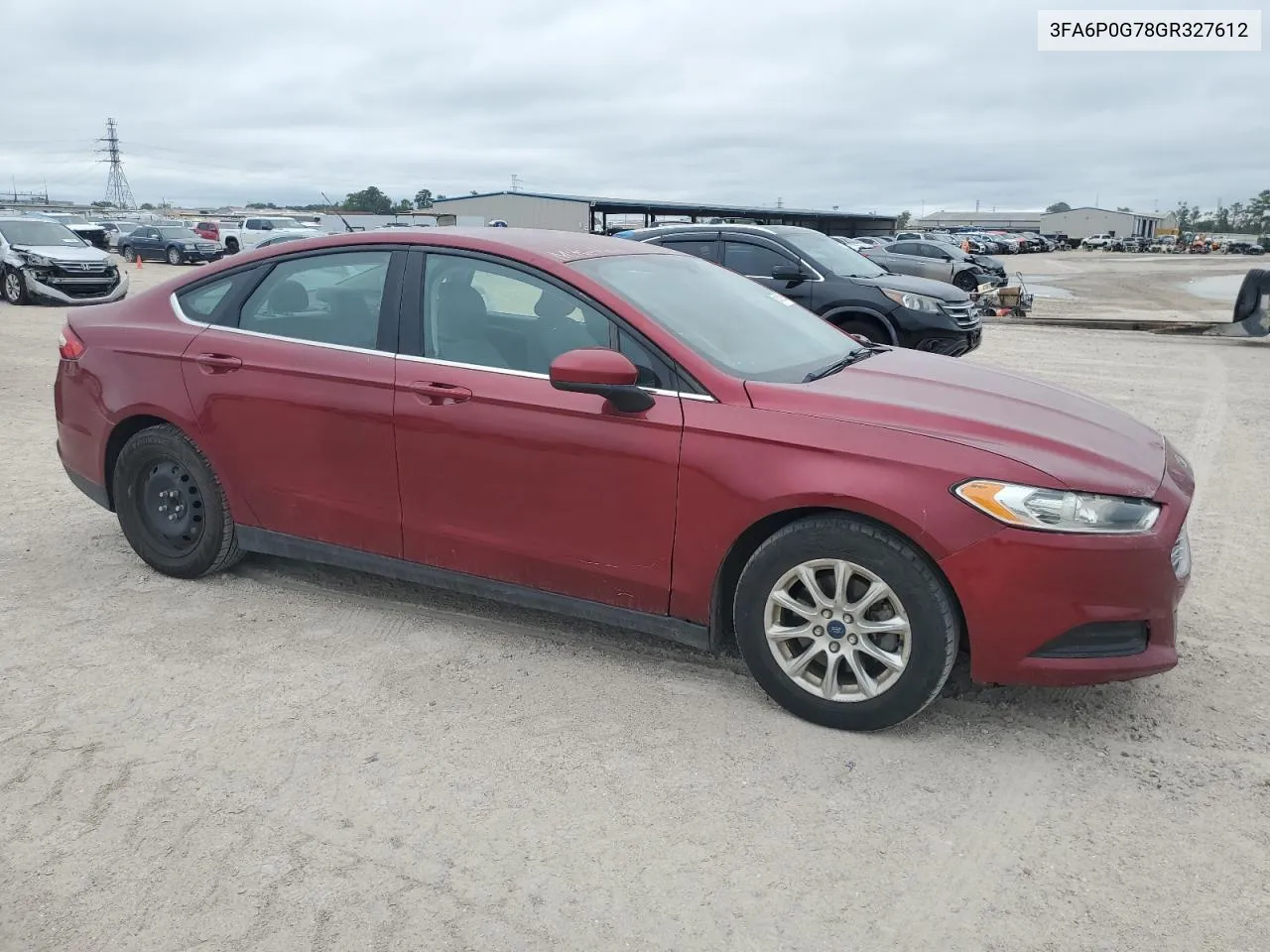 2016 Ford Fusion S VIN: 3FA6P0G78GR327612 Lot: 71272984