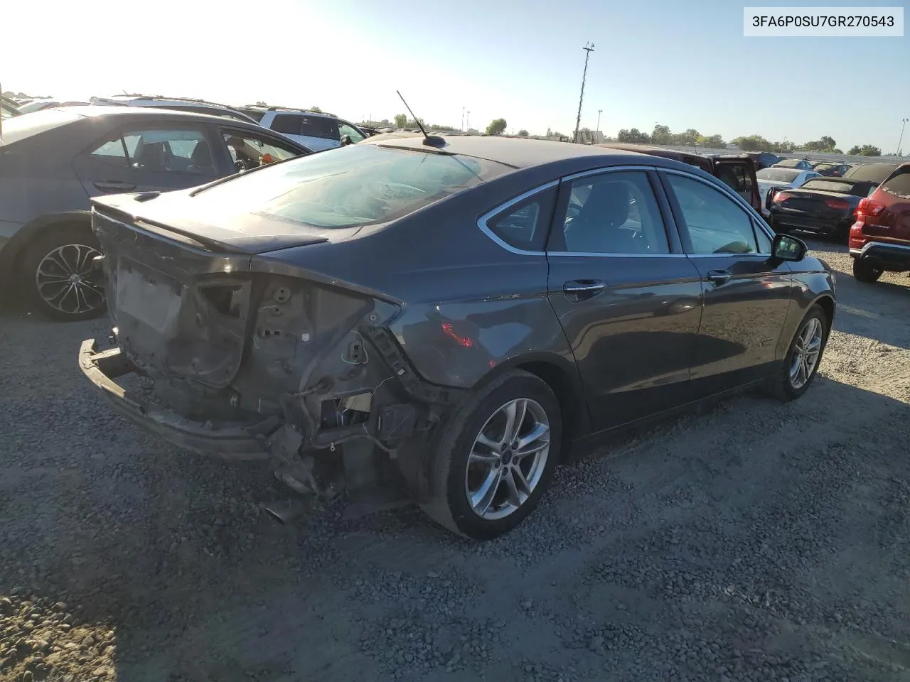 3FA6P0SU7GR270543 2016 Ford Fusion Titanium Phev