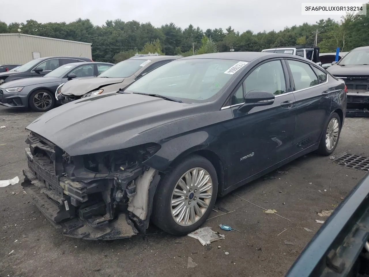 2016 Ford Fusion Se Hybrid VIN: 3FA6P0LUXGR138214 Lot: 71578604