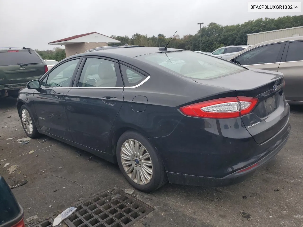 2016 Ford Fusion Se Hybrid VIN: 3FA6P0LUXGR138214 Lot: 71578604