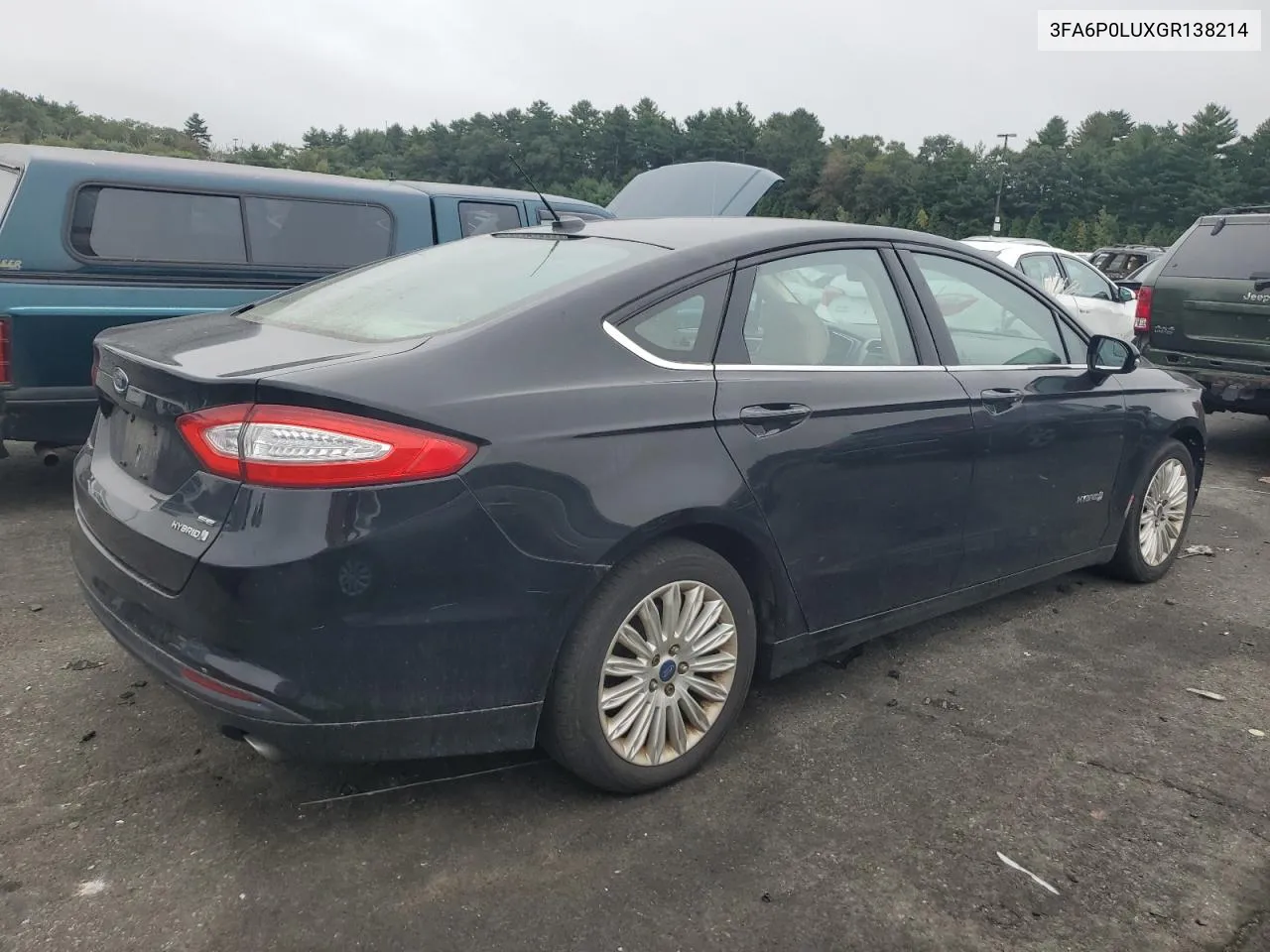 3FA6P0LUXGR138214 2016 Ford Fusion Se Hybrid