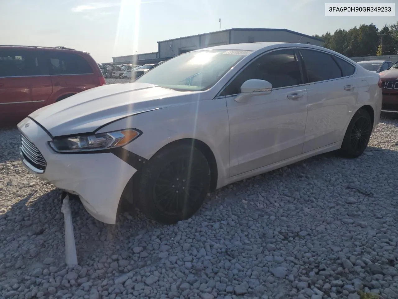 2016 Ford Fusion Se VIN: 3FA6P0H90GR349233 Lot: 71618544