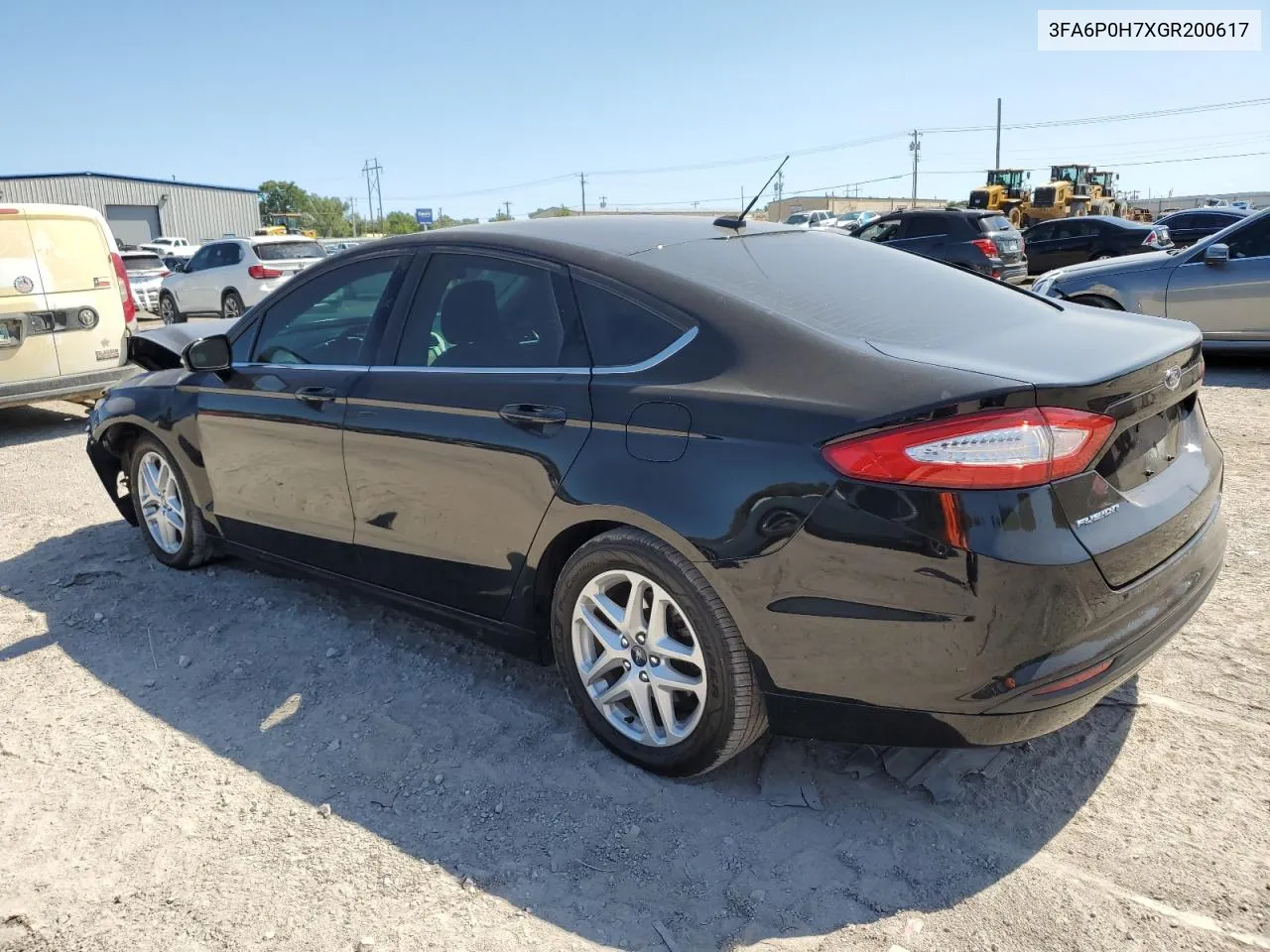 2016 Ford Fusion Se VIN: 3FA6P0H7XGR200617 Lot: 71633444