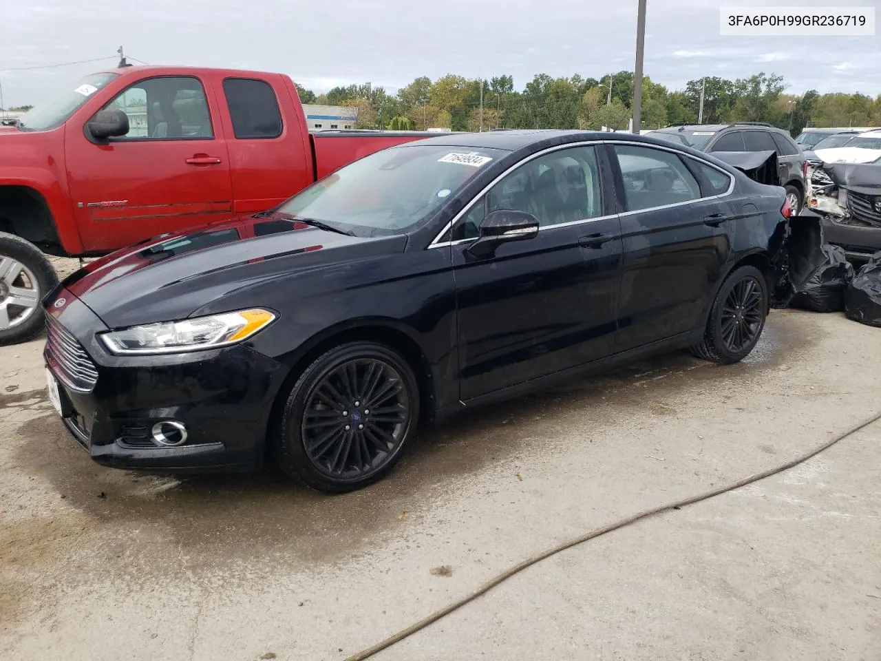 2016 Ford Fusion Se VIN: 3FA6P0H99GR236719 Lot: 71649934