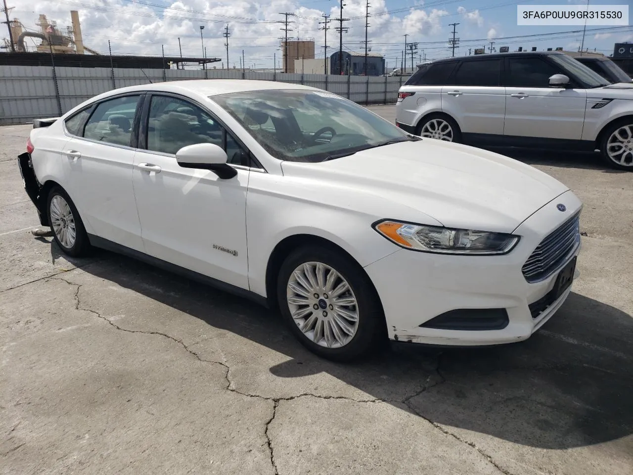 3FA6P0UU9GR315530 2016 Ford Fusion S Hybrid