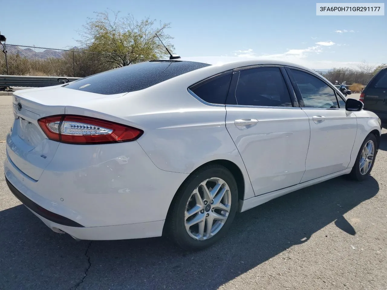 2016 Ford Fusion Se VIN: 3FA6P0H71GR291177 Lot: 71802944