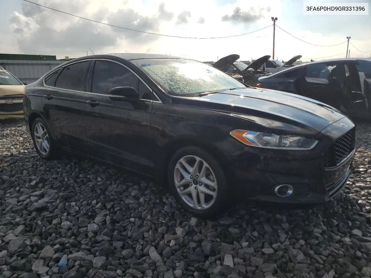 2016 Ford Fusion Se VIN: 3FA6P0HD9GR331396 Lot: 71819824