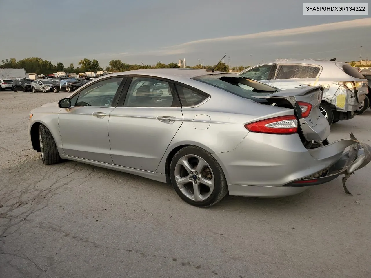 2016 Ford Fusion Se VIN: 3FA6P0HDXGR134222 Lot: 72006634