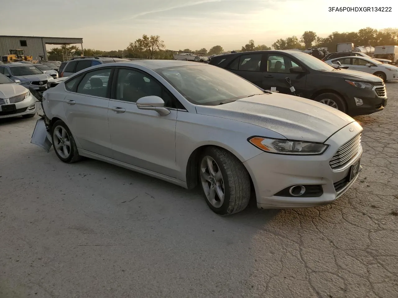 2016 Ford Fusion Se VIN: 3FA6P0HDXGR134222 Lot: 72006634