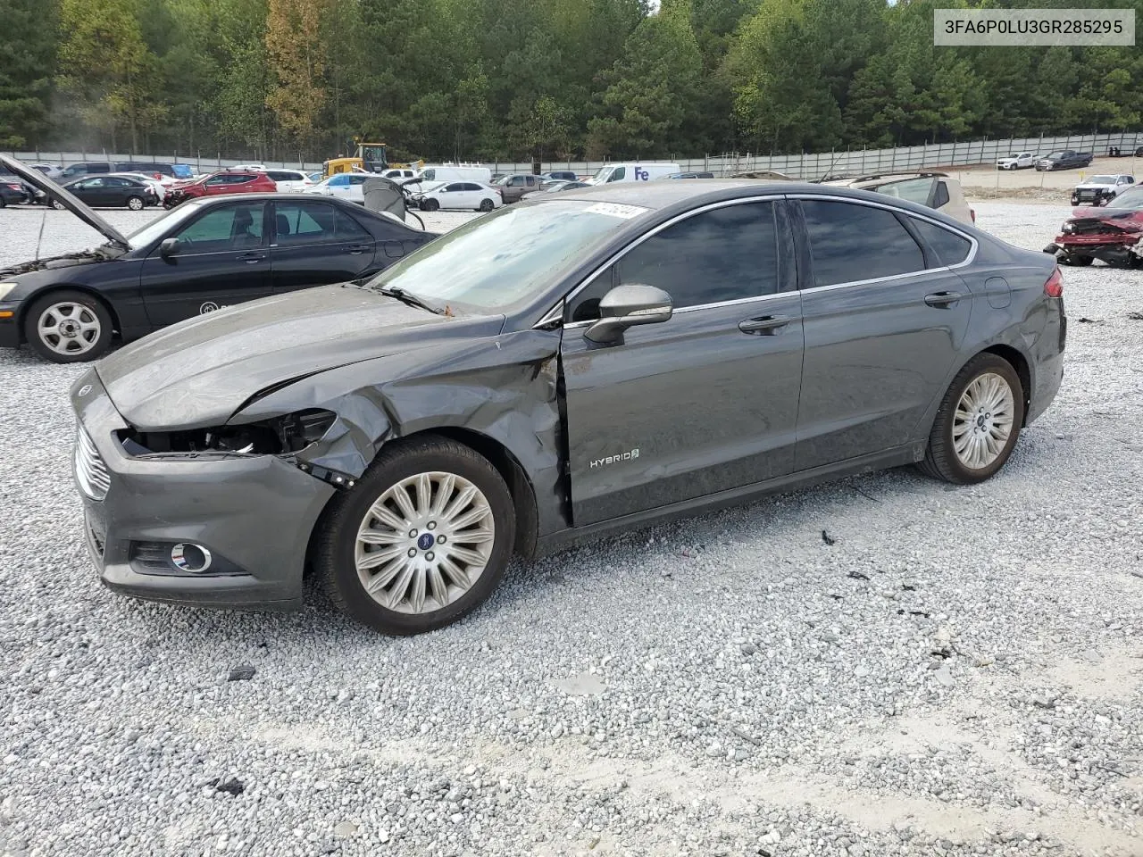 2016 Ford Fusion Se Hybrid VIN: 3FA6P0LU3GR285295 Lot: 72416244