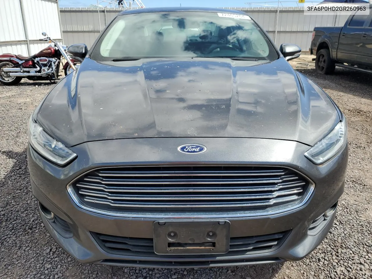 2016 Ford Fusion Se VIN: 3FA6P0HD2GR260963 Lot: 72465264