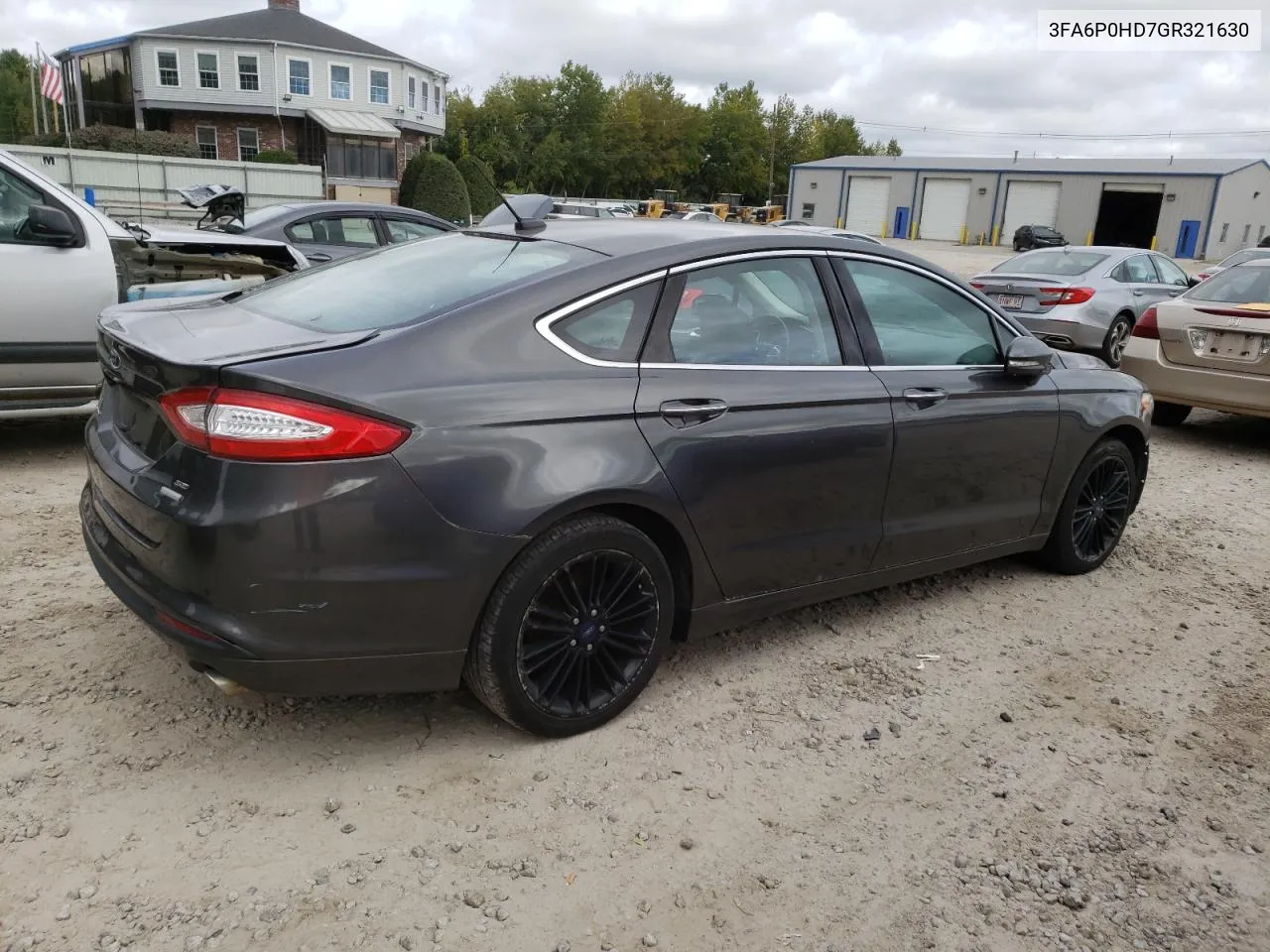 2016 Ford Fusion Se VIN: 3FA6P0HD7GR321630 Lot: 72518614