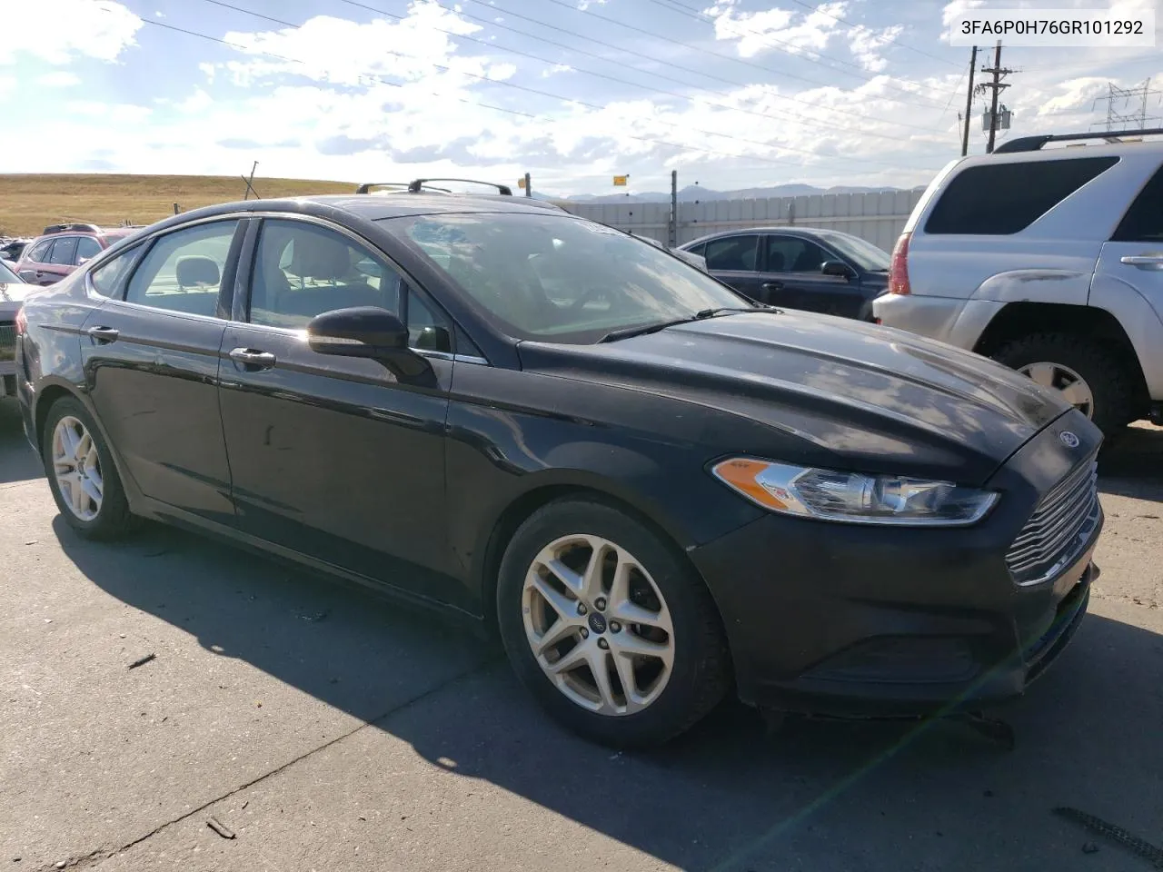 2016 Ford Fusion Se VIN: 3FA6P0H76GR101292 Lot: 72641754