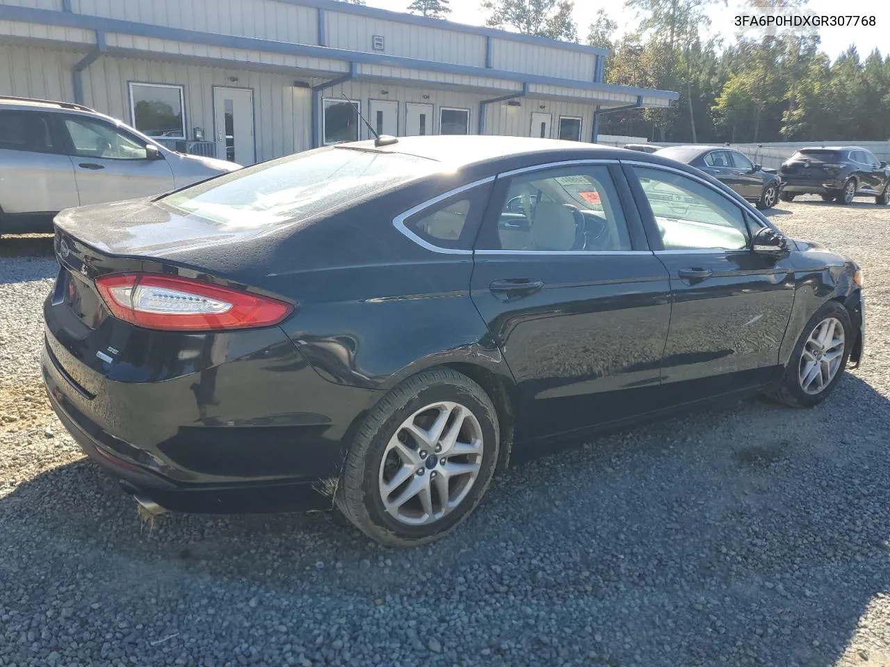 2016 Ford Fusion Se VIN: 3FA6P0HDXGR307768 Lot: 72749994