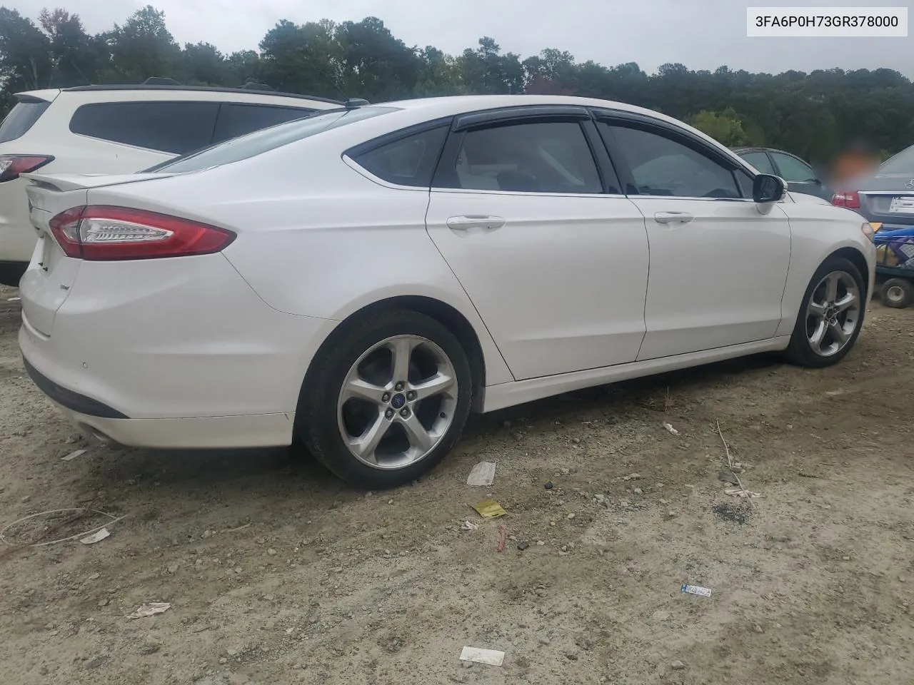 3FA6P0H73GR378000 2016 Ford Fusion Se