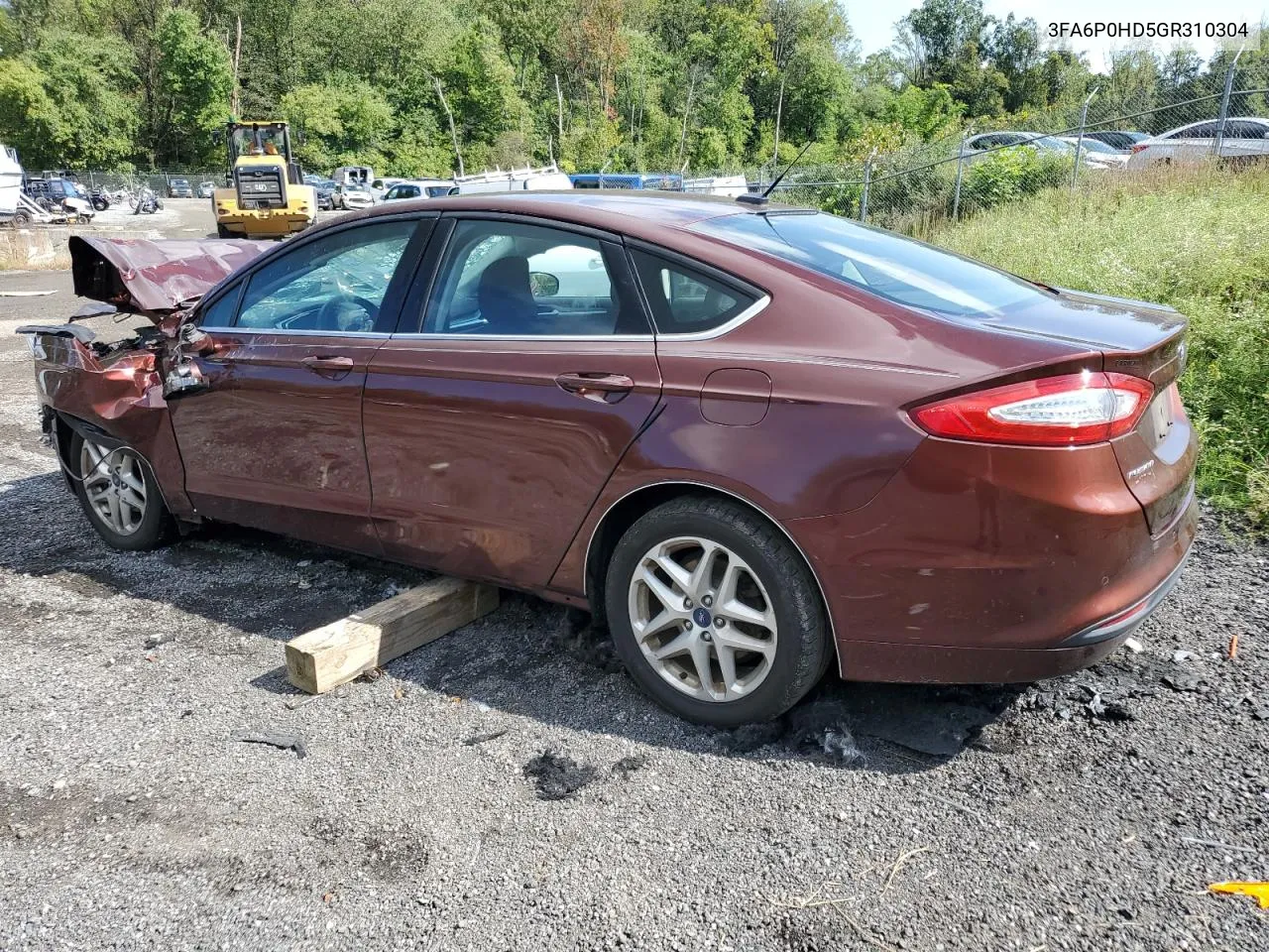 2016 Ford Fusion Se VIN: 3FA6P0HD5GR310304 Lot: 73874044