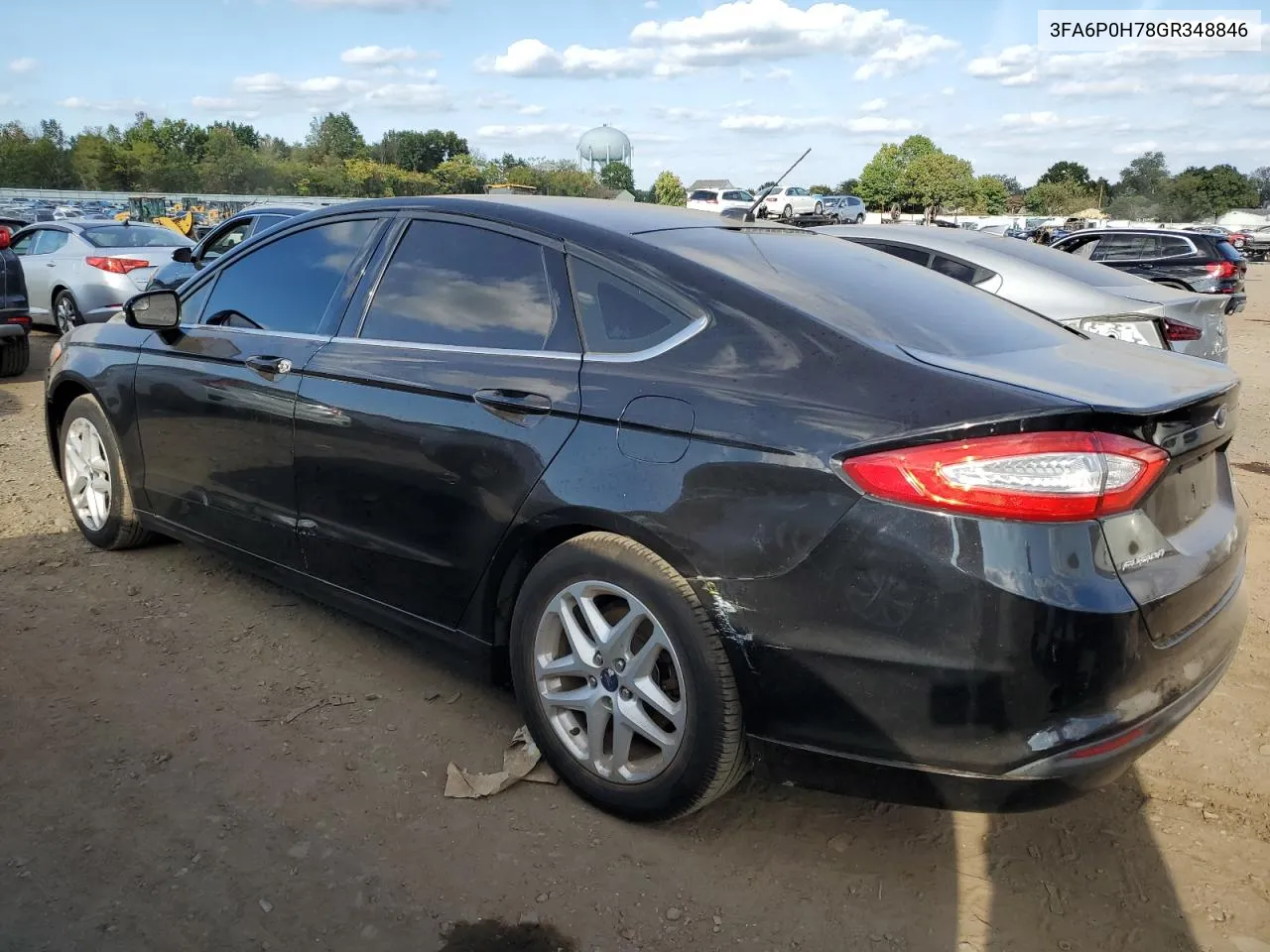 2016 Ford Fusion Se VIN: 3FA6P0H78GR348846 Lot: 74032694