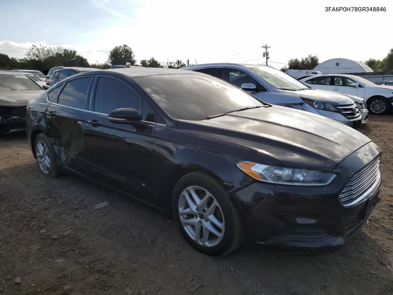 2016 Ford Fusion Se VIN: 3FA6P0H78GR348846 Lot: 74032694