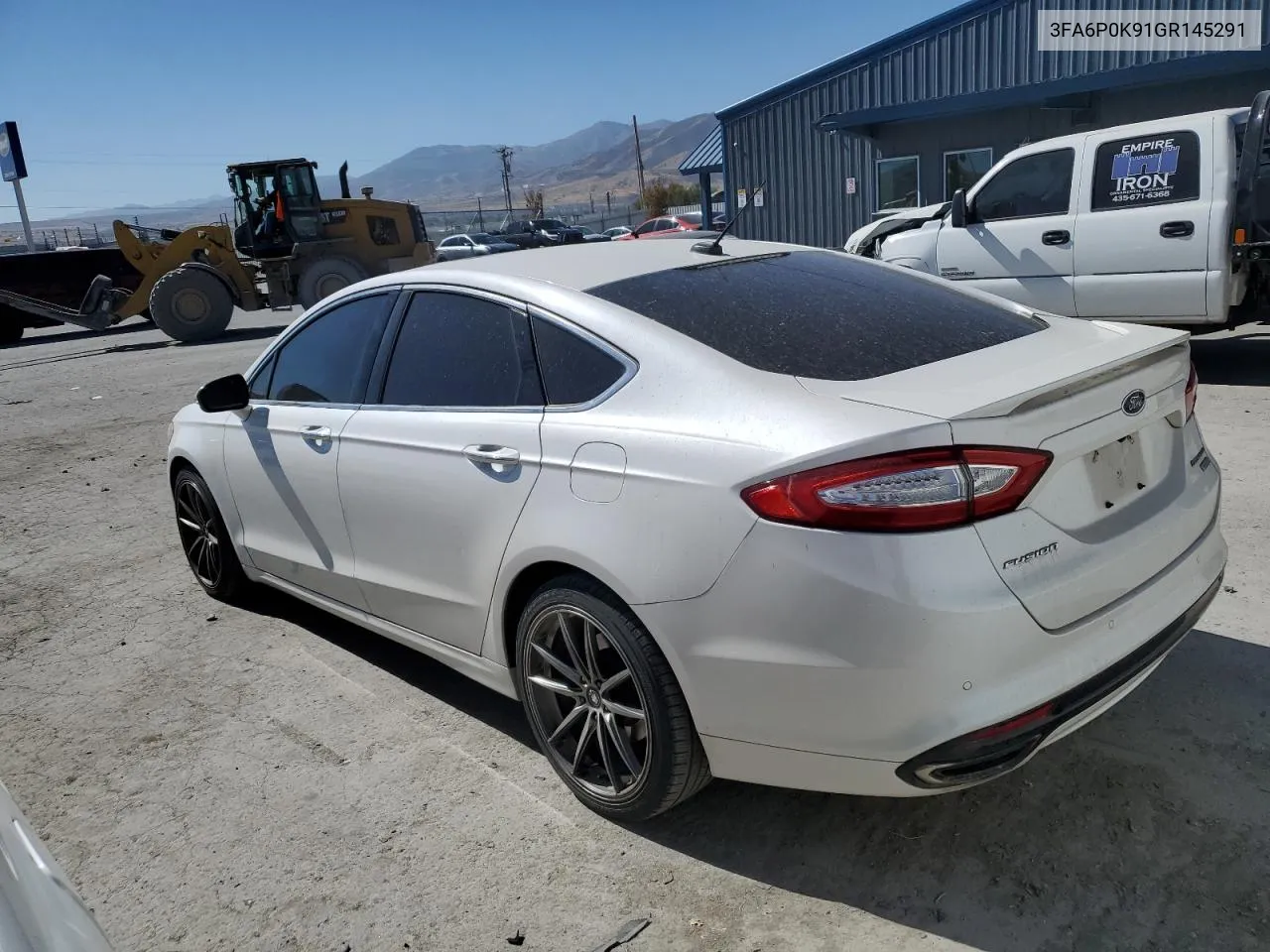 2016 Ford Fusion Titanium VIN: 3FA6P0K91GR145291 Lot: 74090194