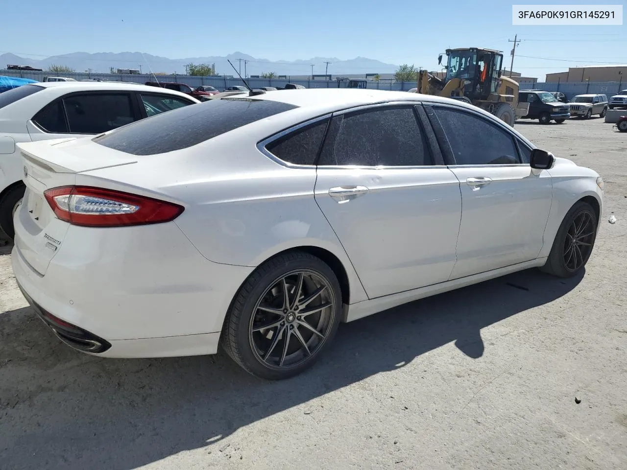 2016 Ford Fusion Titanium VIN: 3FA6P0K91GR145291 Lot: 74090194