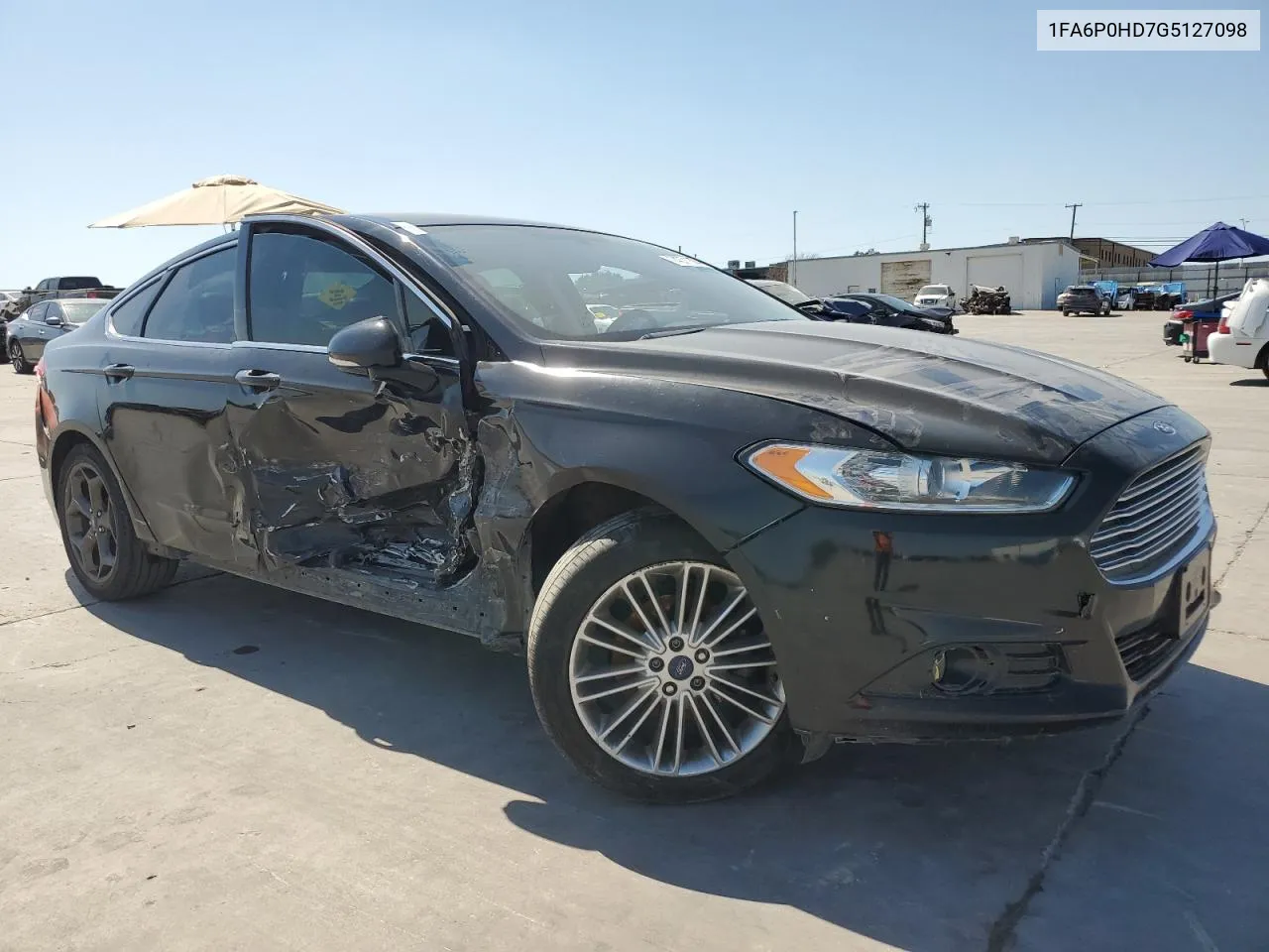 2016 Ford Fusion Se VIN: 1FA6P0HD7G5127098 Lot: 74371384