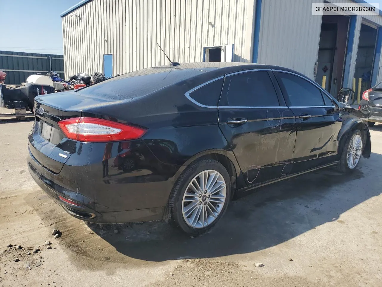 2016 Ford Fusion Se VIN: 3FA6P0H92GR289309 Lot: 74529874