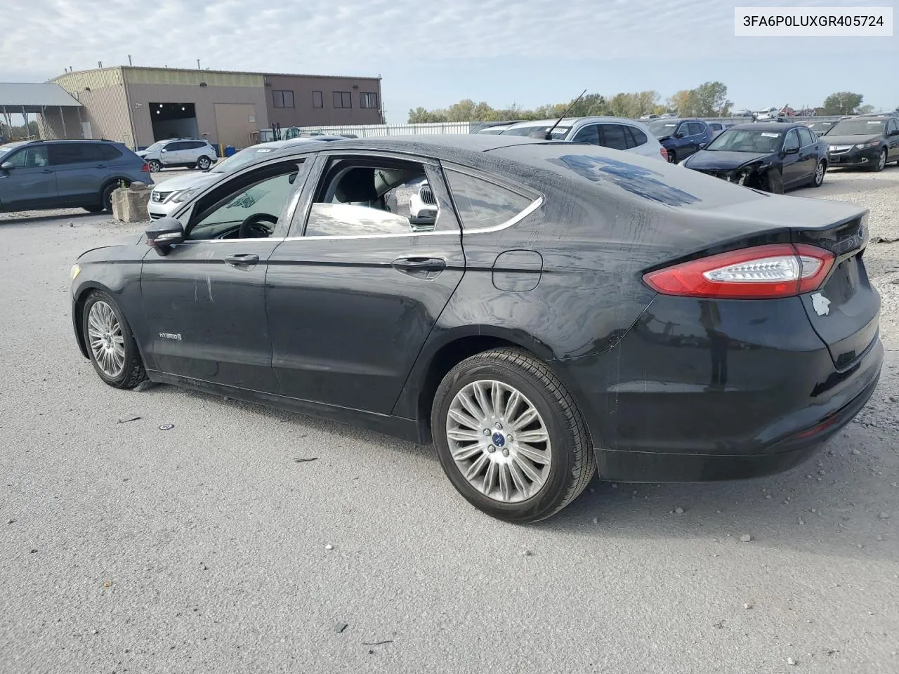 2016 Ford Fusion Se Hybrid VIN: 3FA6P0LUXGR405724 Lot: 74549884