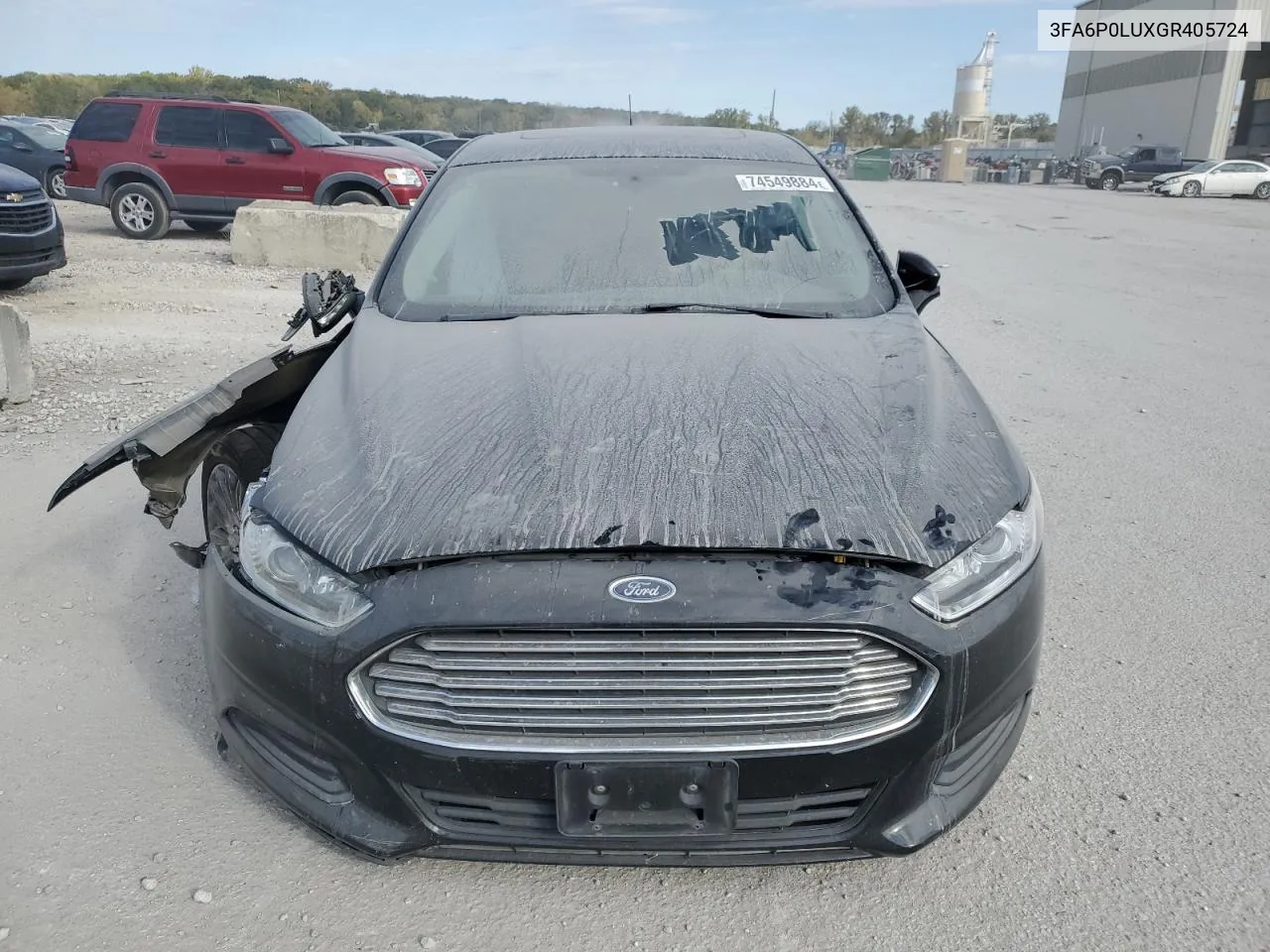 2016 Ford Fusion Se Hybrid VIN: 3FA6P0LUXGR405724 Lot: 74549884