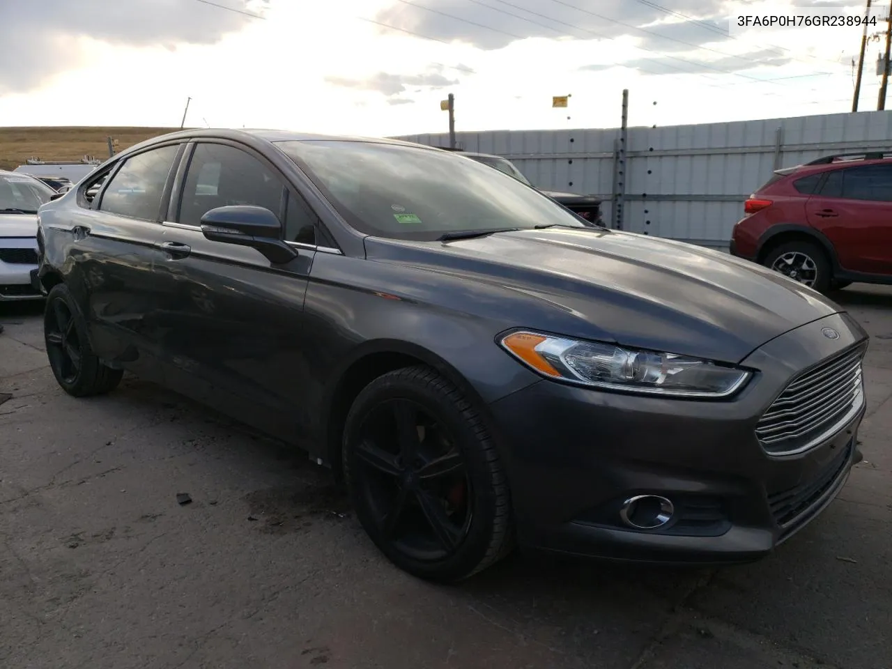 2016 Ford Fusion Se VIN: 3FA6P0H76GR238944 Lot: 74677174