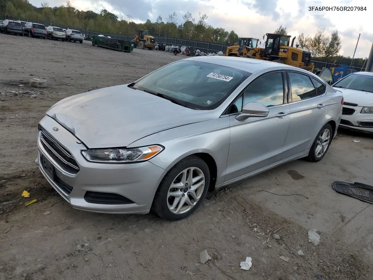 3FA6P0H76GR207984 2016 Ford Fusion Se