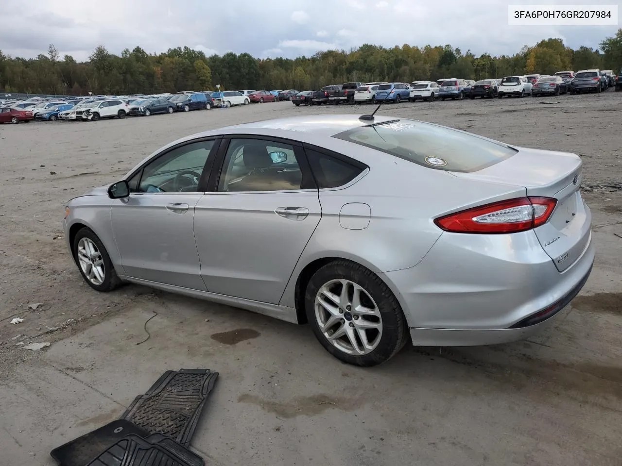 2016 Ford Fusion Se VIN: 3FA6P0H76GR207984 Lot: 74750754