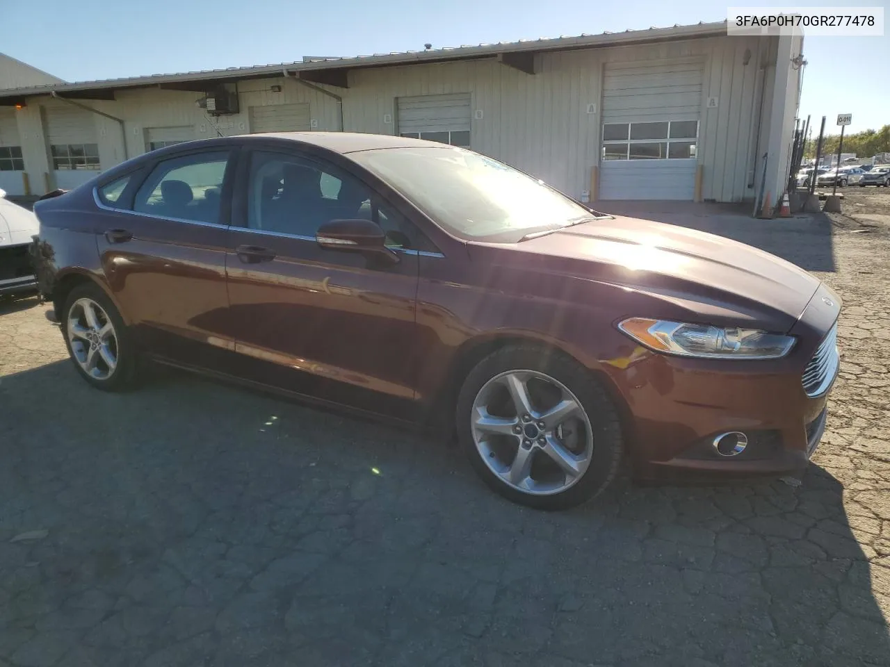 2016 Ford Fusion Se VIN: 3FA6P0H70GR277478 Lot: 74802504