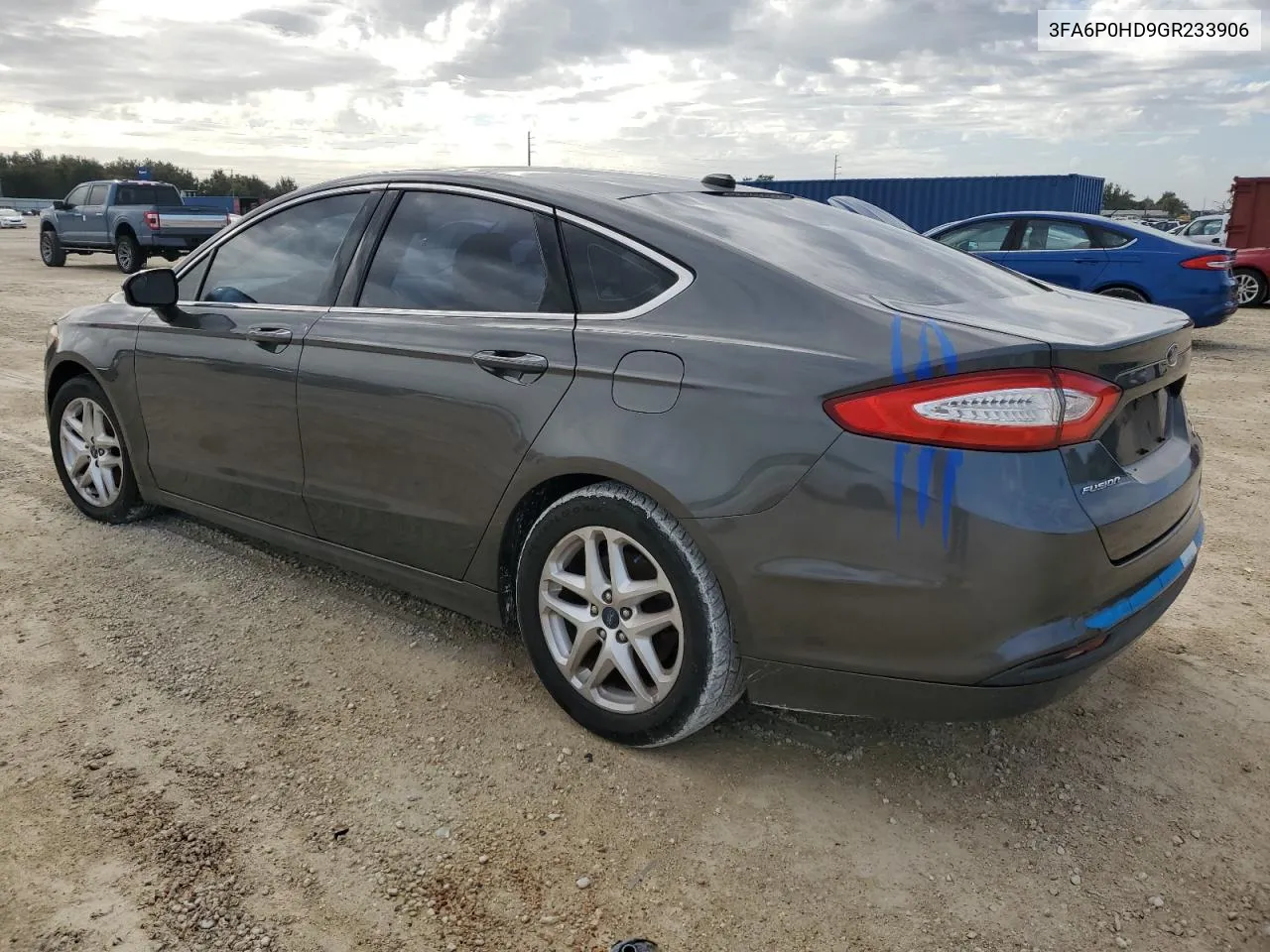 2016 Ford Fusion Se VIN: 3FA6P0HD9GR233906 Lot: 74840844