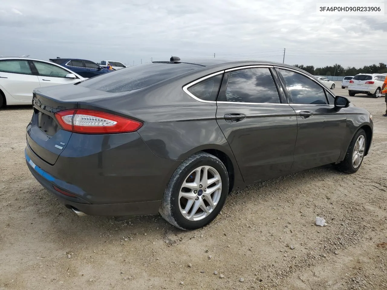 2016 Ford Fusion Se VIN: 3FA6P0HD9GR233906 Lot: 74840844