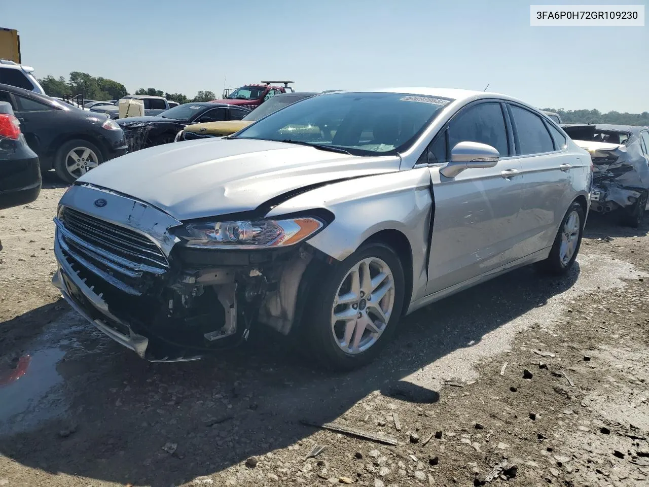 2016 Ford Fusion Se VIN: 3FA6P0H72GR109230 Lot: 74961224