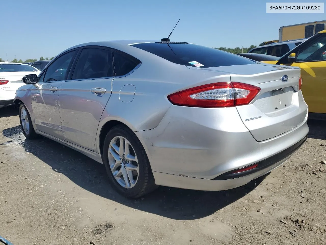 2016 Ford Fusion Se VIN: 3FA6P0H72GR109230 Lot: 74961224