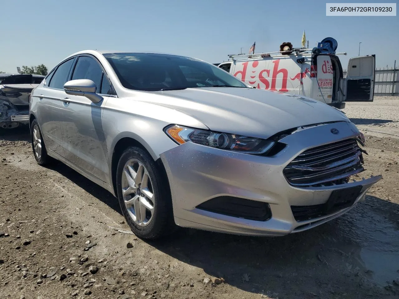 2016 Ford Fusion Se VIN: 3FA6P0H72GR109230 Lot: 74961224