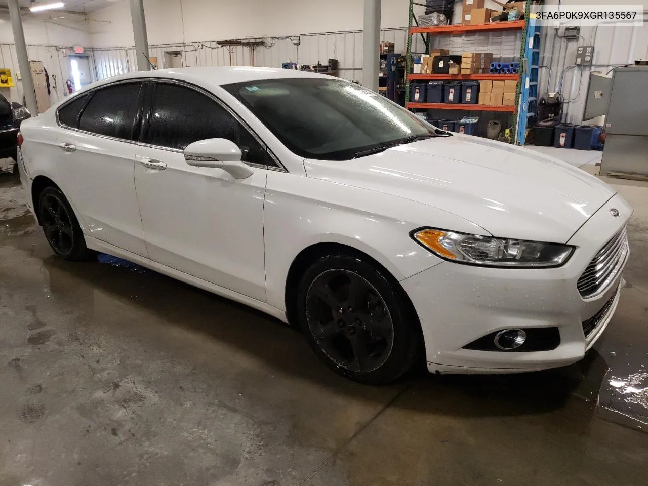 2016 Ford Fusion Titanium VIN: 3FA6P0K9XGR135567 Lot: 75533414