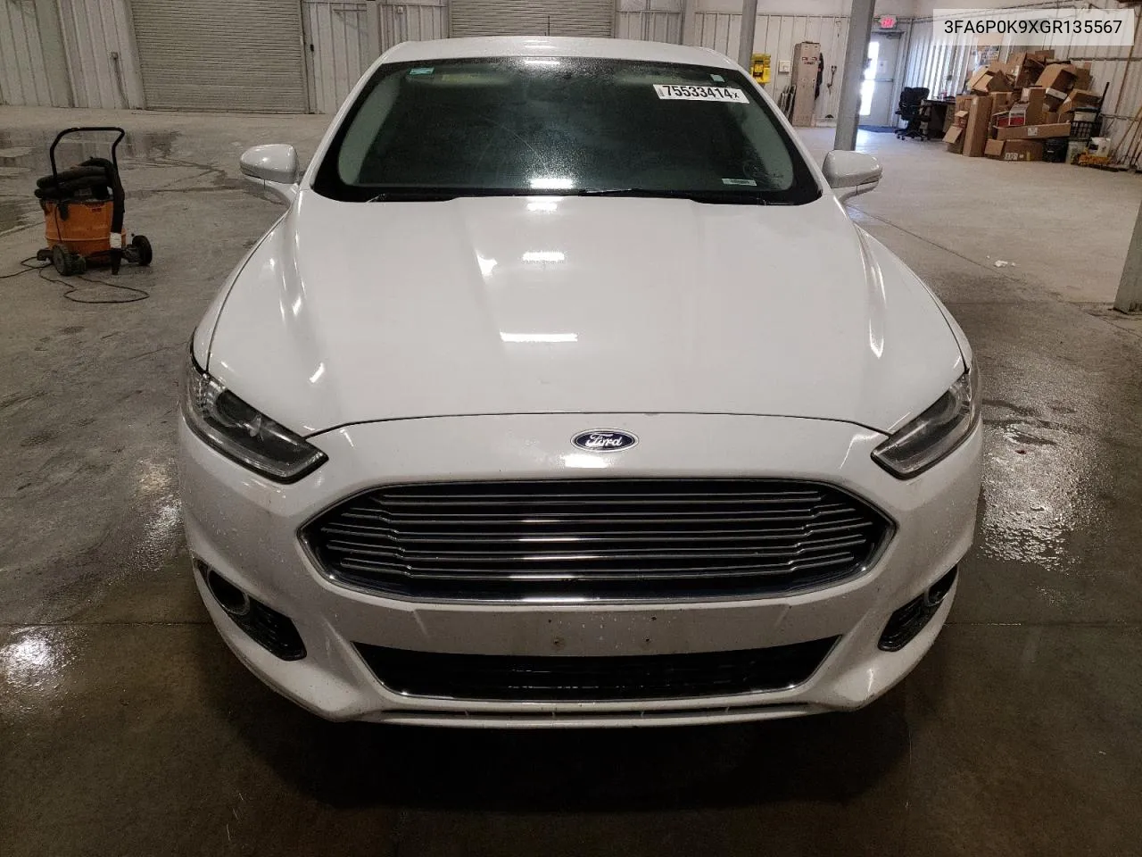 2016 Ford Fusion Titanium VIN: 3FA6P0K9XGR135567 Lot: 75533414